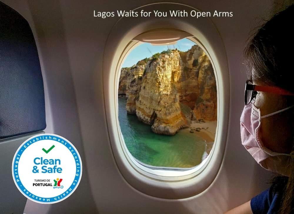 Apartmento Praia Da Dona Ana ラゴス エクステリア 写真